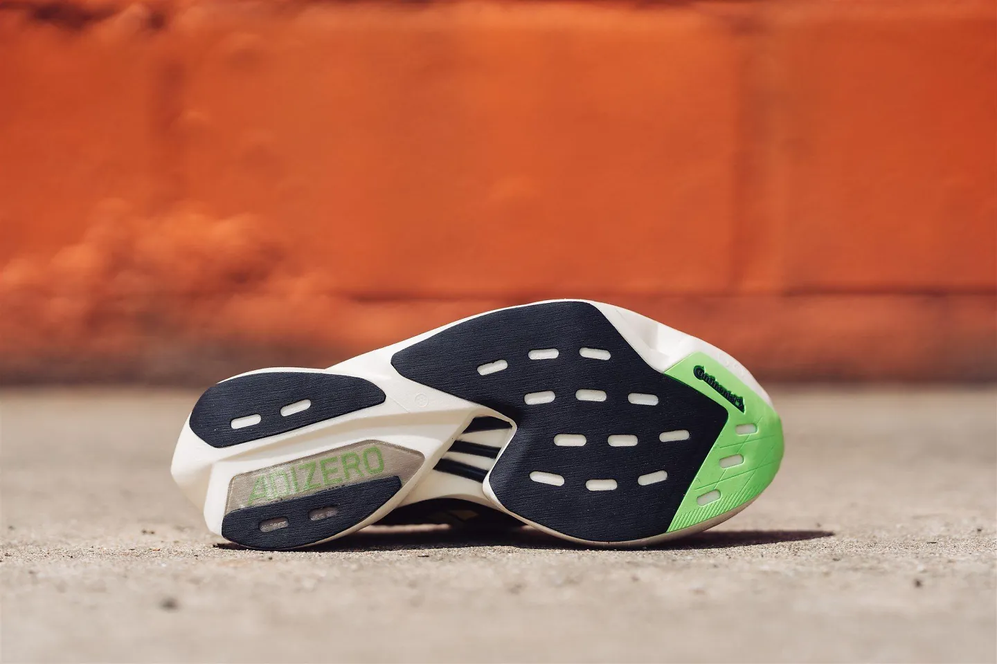 The sole of the Adidas Adizero Adios Pro 3.