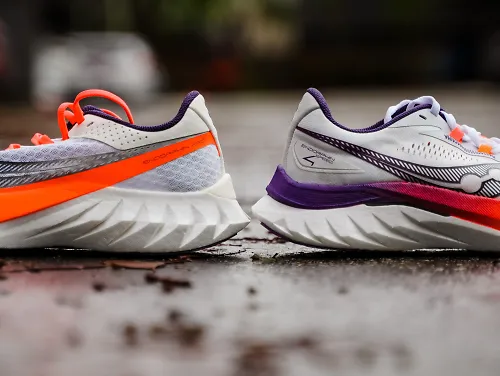 The Saucony Endorphin Pro and Speed 4.