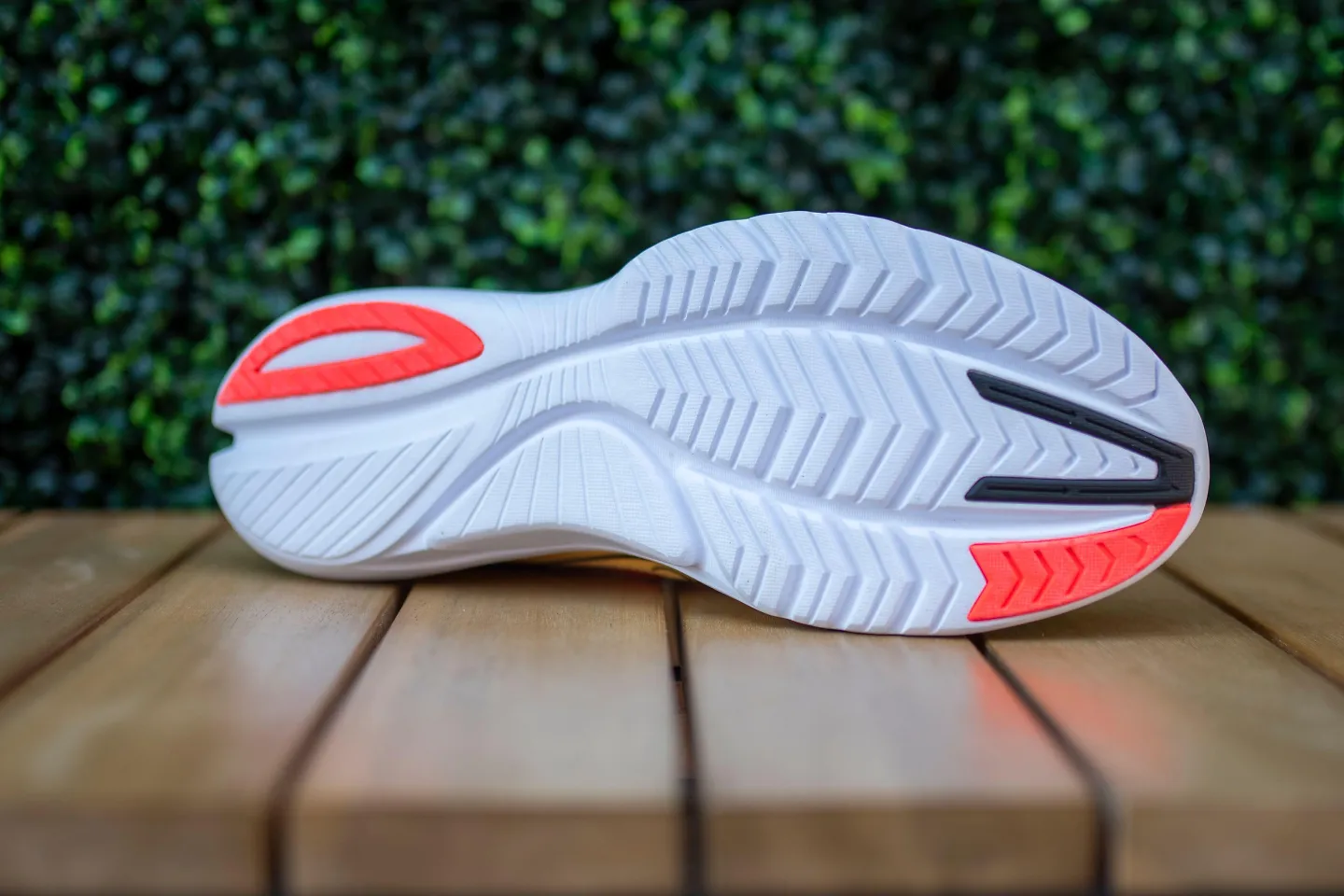 The sole of the Saucony Kinvara 13.