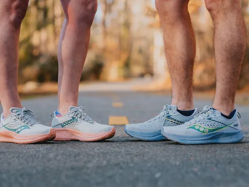The Fleet Feet exclusive colorways of the Saucony Ride 17.