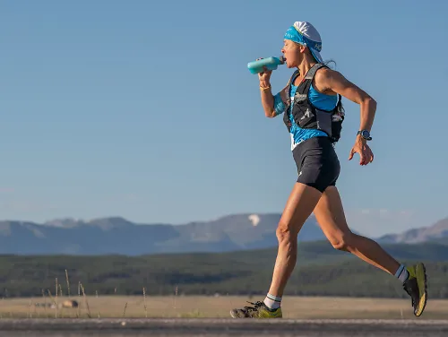 Ultrarunner running the Leadville 100