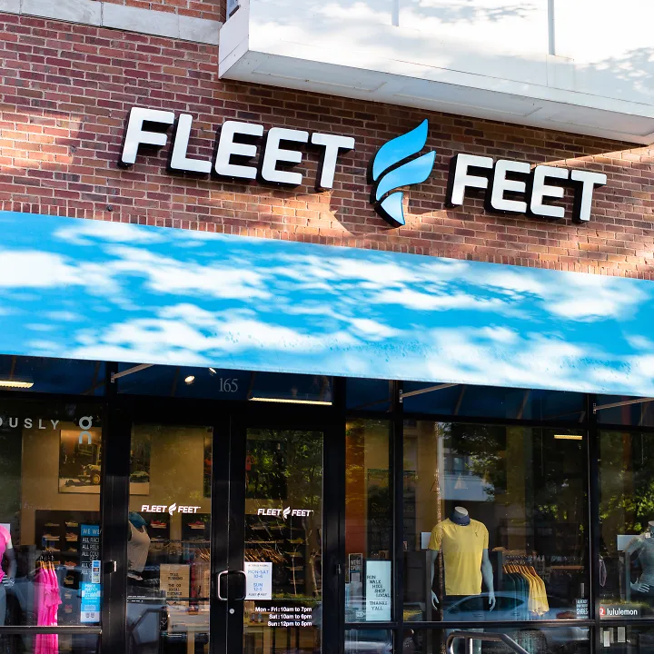 The outside of a Fleet Feet store