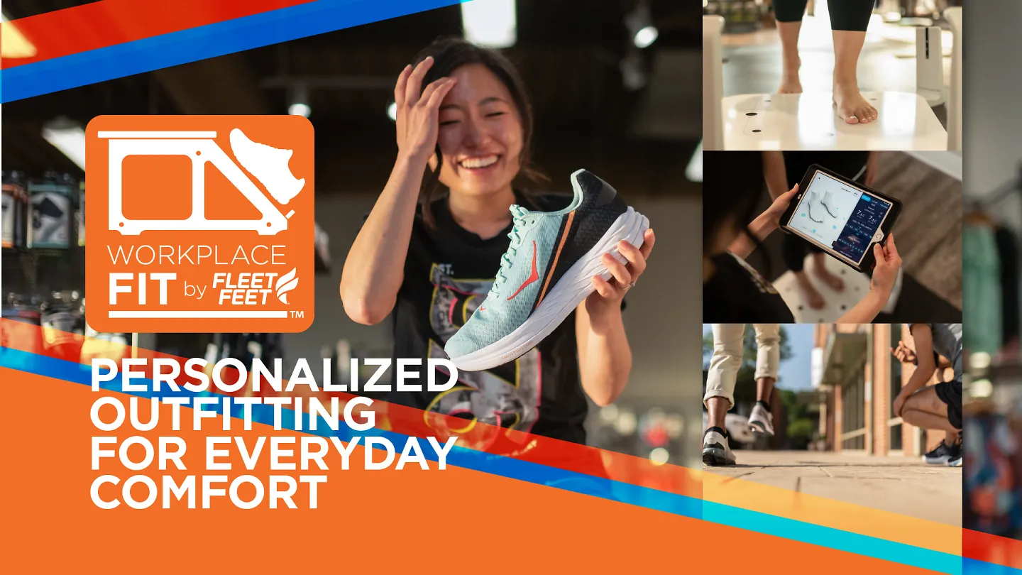 Workplace Fit flyer that reads "personalized outfitting for everyday comfort."