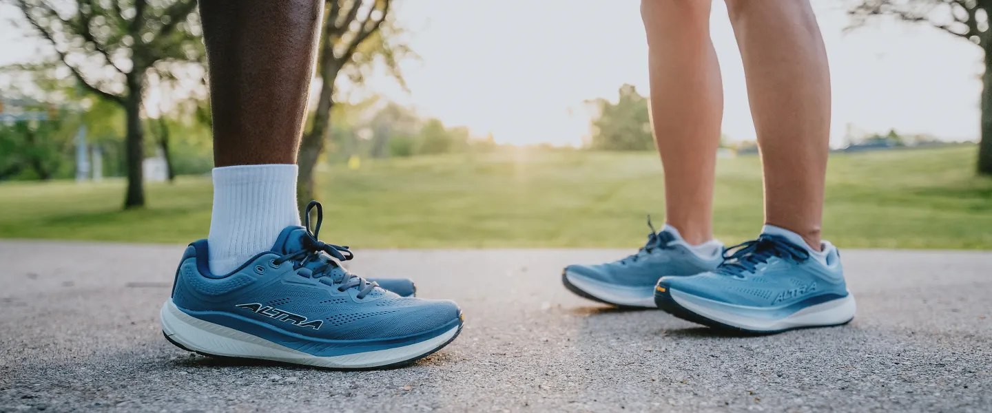 The men's and women's Altra Torin 9. 