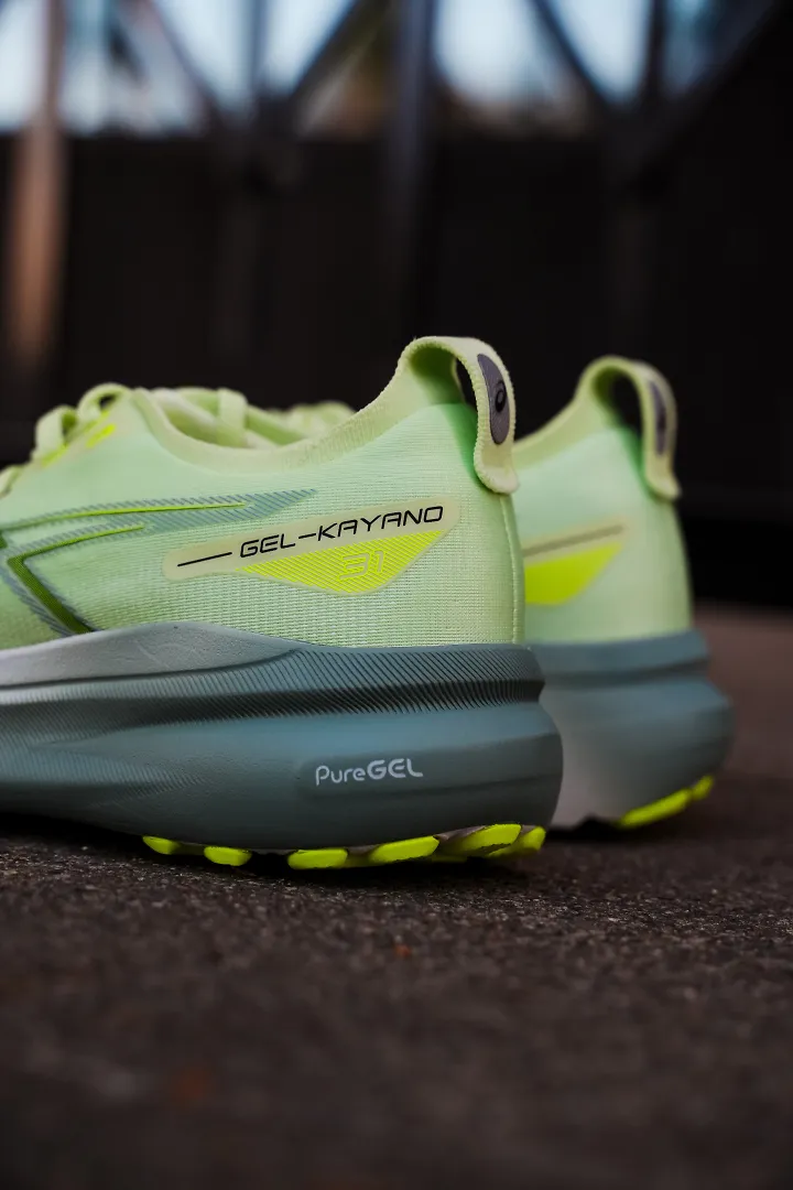 The heel of the ASICS GEL-Kayano 31. 