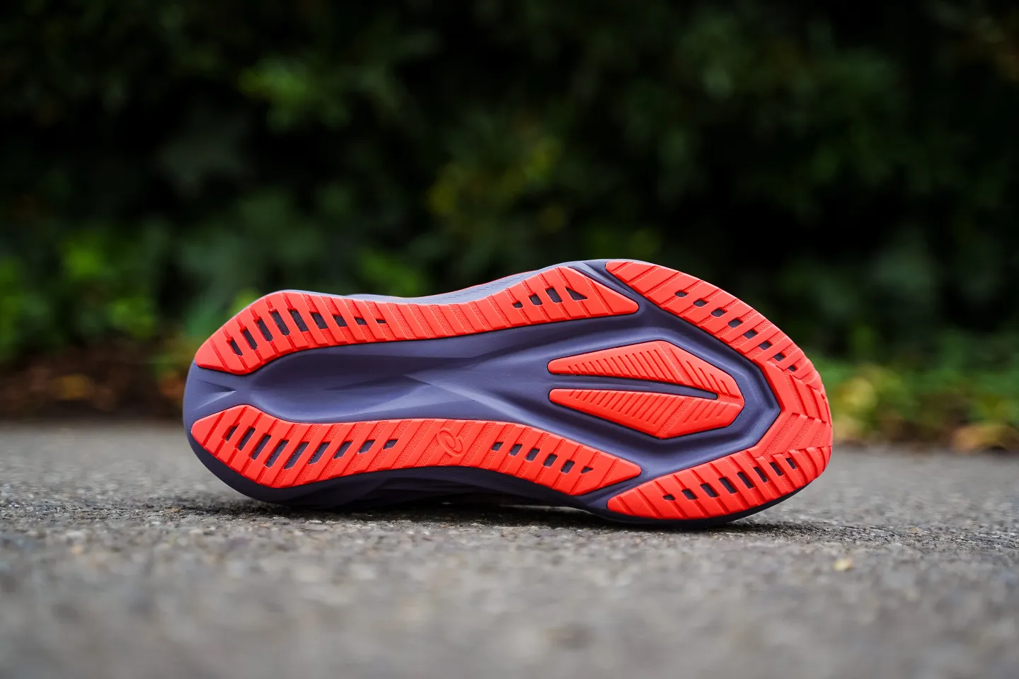 The trampoline-inspired outsole of the Novablast 5. 