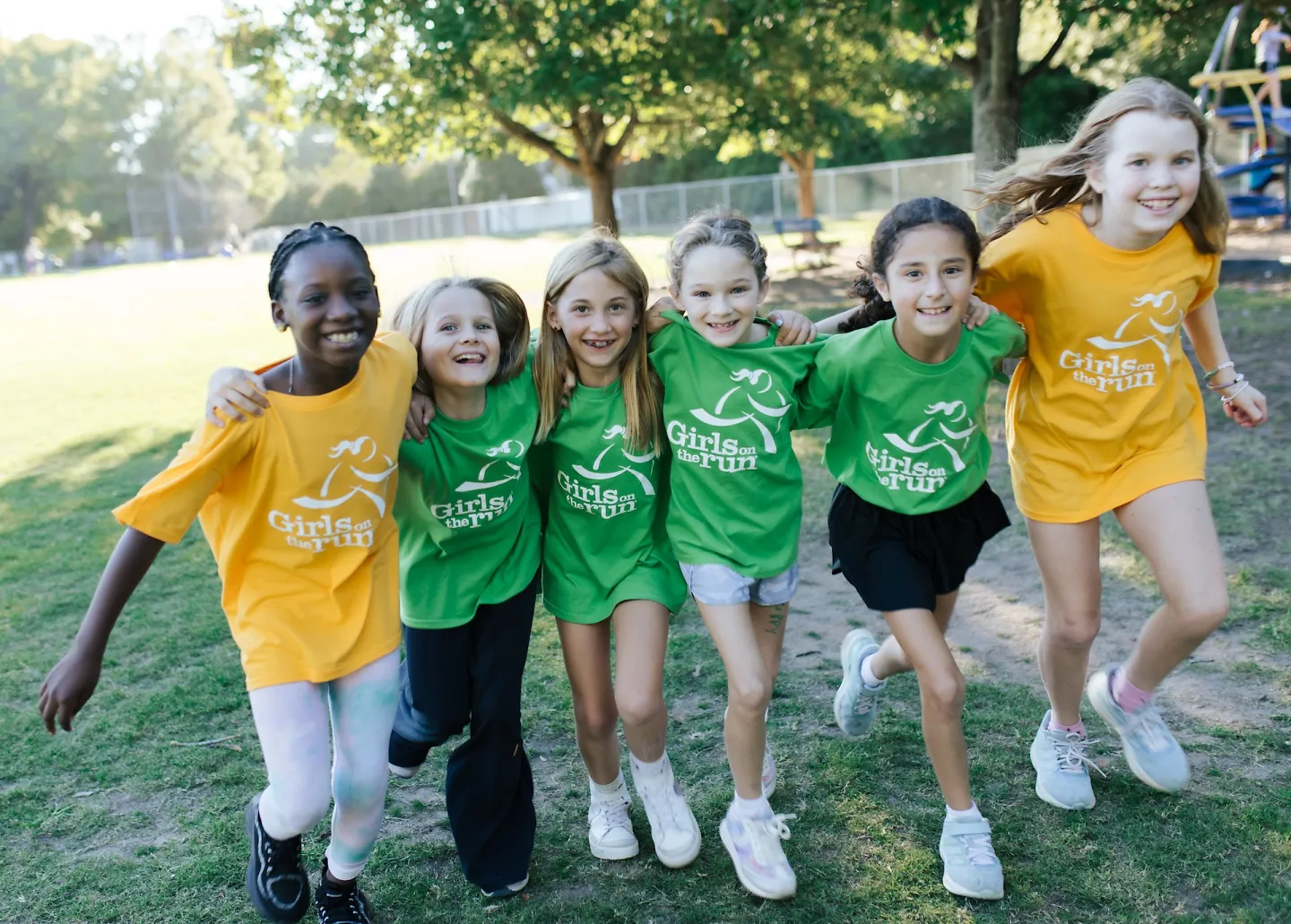 Girls from girls on the run