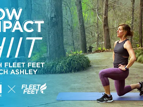 Woman doing lunges