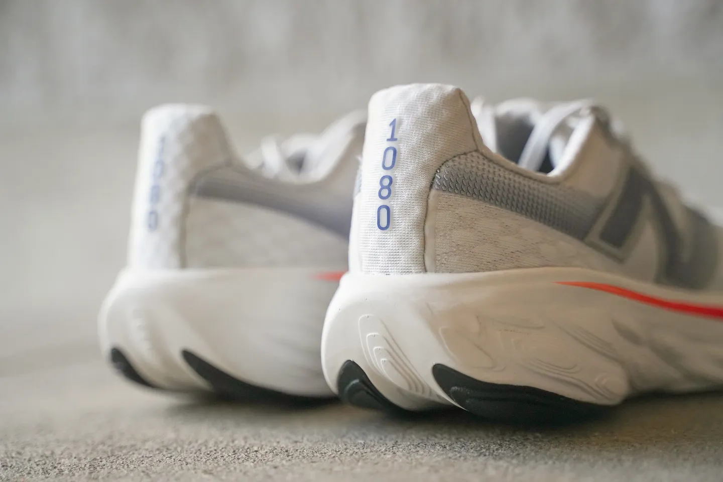 The back heel of the New Balance 1080 v14.