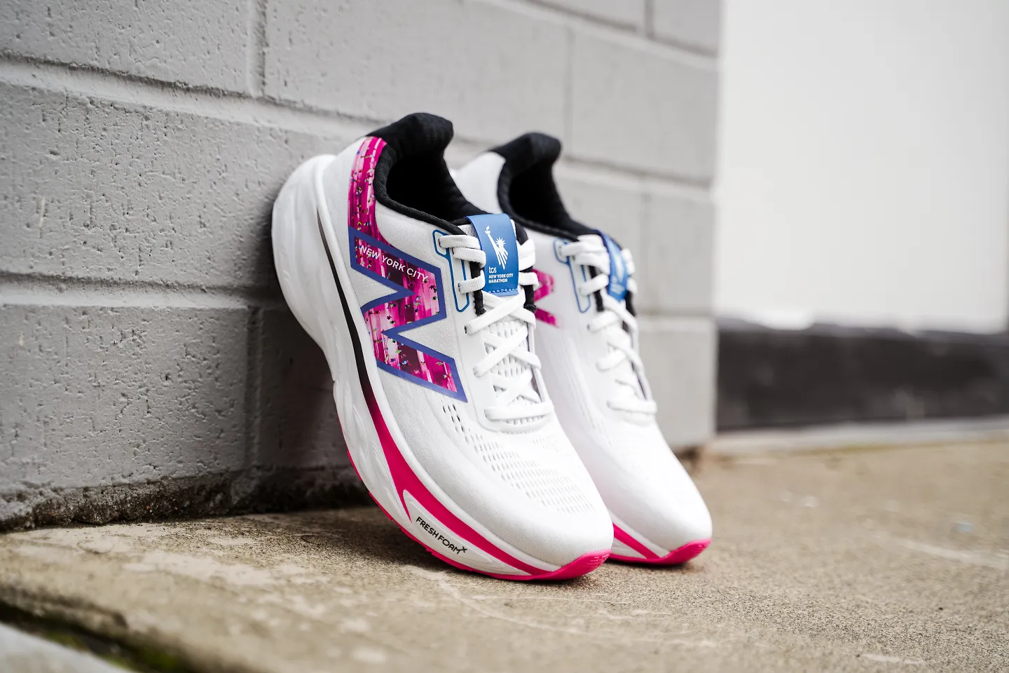 The TCS New York City Marathon-inspired colorway of the New Balance 1080 v14. 