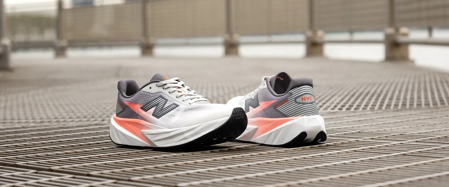 The New Balance Rebel v5 is now available in a special edition TCS New York City Marathon colorway