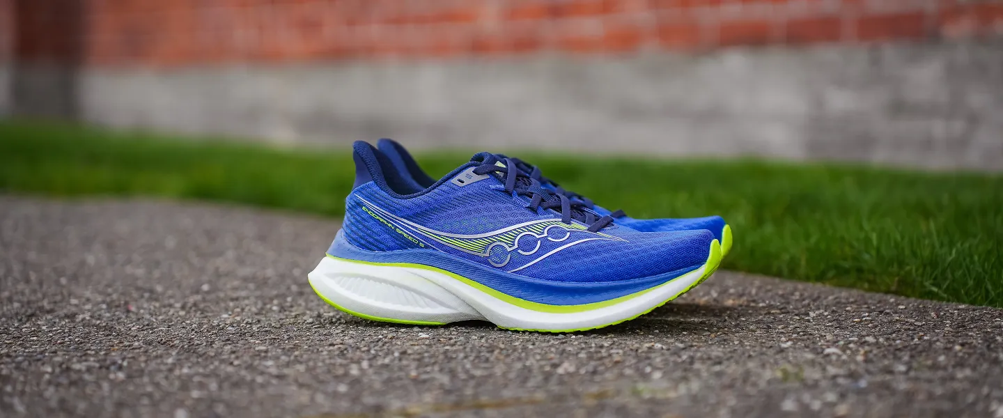The Saucony Endorphin Speed 5. 