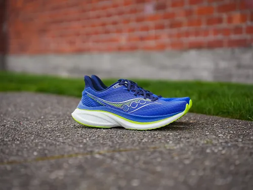 The Saucony Endorphin Speed 5. 