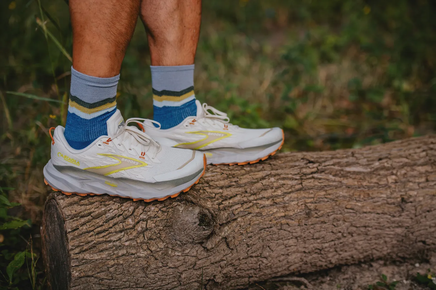 Trail shoes have grippy lugs and durable uppers. 