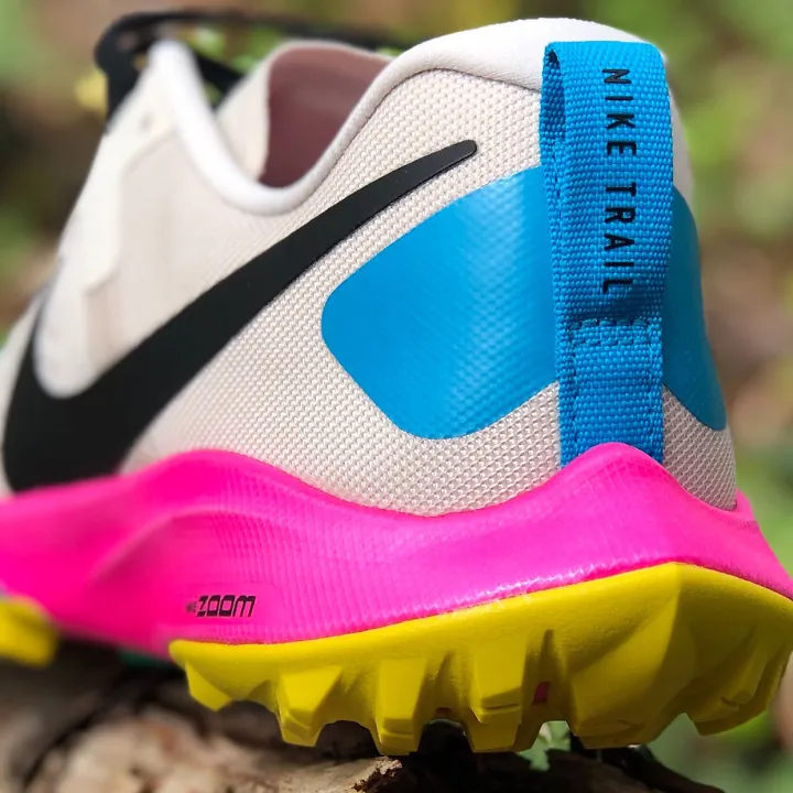 The heel of the Nike Terra Kiger 5 trail running shoe