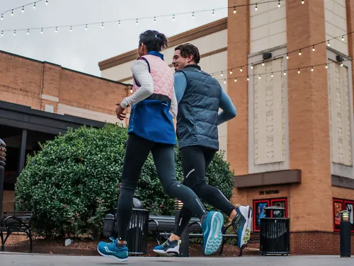 A man wearing one of the best running vests
