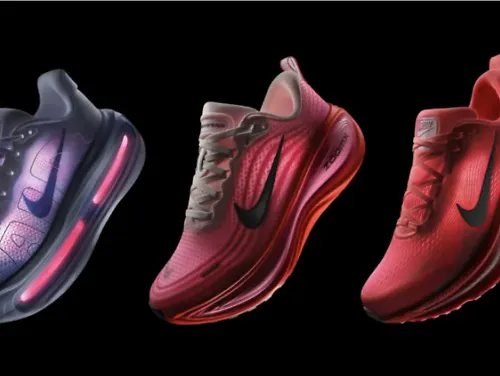 Three shoes in the Nike Vomero franchise