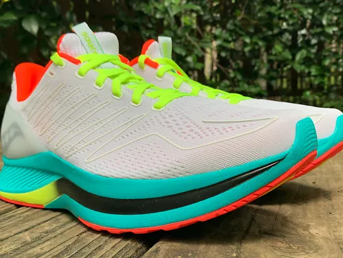 A pair of the Saucony Endorphin Shift running shoes